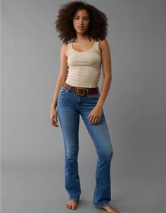 AE Next Level Curvy High-Waisted Skinny Kick Jean Curvy Jeans, Kick Flares, Jeans Bootcut, Ethereal Art, Mens Outfitters, Cool Stuff, New Wardrobe, Christmas Wishlist, Jean Outfits