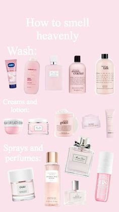 Shower Routine Coquette, How To Smell Coquette, Pink Bodycare Aesthetic, Coquette Birthday Wishlist, Pink Body Care Products, How To Smell Like Peony, How To Smell Like Roses All Day, How To Smell Fresh, How To Smell Like Flowers