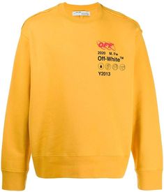 Off-White Off White Sweater Off White Sweater, Tumblr Stickers, Sweaters For Men, Orange Tie, Ami Paris, Black Friday Promotions, Youth Culture, Yellow Shirts, Tie Dye Hoodie