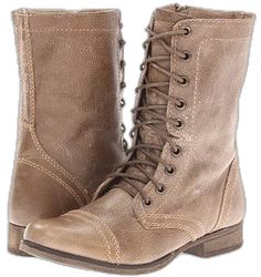 Casual Fitted Combat Ankle Boots, Casual Lace-up Mid-calf Boots, Casual Fitted Lace-up Mid-calf Boots, Casual Lacing Boots For Fall, Casual Laced Boots For Fall, Casual Cap Toe Boots For Fall, Rugged Cap Toe Lace-up Boots For Fall, Casual Cap Toe Lace-up Boots For Fall, Fall Lace-up Boots With Leather Footbed