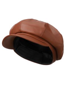 PRICES MAY VARY. Quality Pu Leather Confection: step into style with our baker boy hat, crafted with PU leather; This brown leather hat for women is a sleek addition to any outfit, adding an extra layer of sophistication; In a market inundated with ordinary caps, our leather beret hat stands out as a right option that is both fashionable and durable Elegant Bundle Package: containing a newsboy cap, the package can directly serve as a suitable gift for wife, friends, colleagues, or family members Brown Leather Cap, Women’s Hats, Bronze Autumn, Baker Hat, Brown Beret, Brown Leather Hat, Vintage Beret, Leather Beret, Cabbie Hat