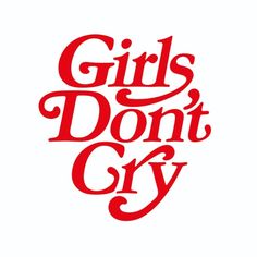 Girls Don't Cry, Desain Editorial, Typography Layout, Picture Collage Wall, Dont Cry, Picture Collage, Room Posters, Red Aesthetic, 로고 디자인