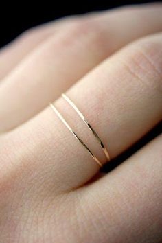 Minimalist Stackable Rings, Handmade Pipe, Makeup Tip, Handmade Gold Jewellery, Knuckle Ring, Everyday Ring, Gold Ring Stack, Everyday Rings, Fashion Ring