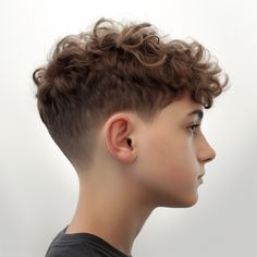 Wavy Top Haircut Men, Short Curly Hairstyles Boys, Under Cut For Boy, Boy Hair Cuts Curly Hair, Curly Top Fade Boys, Short Curly Boys Haircut, Boys Wavy Haircuts Kids, Boys Haircut Wavy Hair, Boys Haircut Trendy Curly