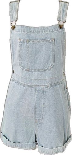 Denim Overall Shorts, Denim Overalls Shorts, Shorts Romper, Light Blue Denim, Short Rompers, Overall Shorts, American Apparel, Pant Jumpsuit, Blue Denim