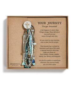 Your Journey Prayer Bracelet - Amber Marie and Company Handmade Rosary Bracelet For Meditation, Traditional Rosary Bracelet For Meditation, Wooden Beads Rosary Bracelet For Meditation, Meditation Rosary Bracelet With Wooden Beads, Turquoise Rosary Bracelet Gift, Round Top Collection, Planner Writing, Prayer Bracelet, Patriotic Fashion