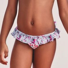 Love Shack Fancy Girls Mini Harbor Bikini Bottom Berry Sundae Size 7-8y New With Tags -Nwt - Does Have S Stain Hits Under The Ruffle See Photo Features: Mini Harbor Bikini Bottom For Girls Radiates Cheer In A Tossed Strawberry And Rose Print In Contrast Colors. The Bottom Has A Classic Cut With A Ruffle Flounce. Shown Here In Berry Sundae. Tags: Swim, Pool, Lake, Ocean, Beach, Boating, One Piece Swimsuit, Bikini, Summer, Swimwear, , Vacation, Floral, Trendy, Sweet, Fancy, Ruffle, Strawberry Berry Sundae, Fancy Girls, Pretty Swimsuits, Junior Swimsuits, Medical Fashion, Preteen Fashion, Rash Guard Swimwear, Summer Poses, Red Swimwear