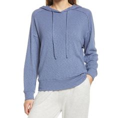 Nwt Gibsonlook Raglan Hoodie In Blue Super Soft Knit Banded Hem Attached Hood With Workable Drawstrings Raglan Style Sleeve 59% Cotton 39%Rayon 2% Spandex Xs Pit To Pit 18.5” Xs Length 24” Small Pit To Pit 19" Small Length 25" Medium Pit To Pit 20" Medium Length 25" Large Pit To Pit 22" Large Length 25.5" Xxl Pit To Pit 23" Xxl Length 27" Blue Top With Ribbed Cuffs And Cozy Fit, Cozy Fit Blue Top With Ribbed Cuffs, Casual Blue Sweatshirt For Loungewear, Blue Sweatshirt For Fall Loungewear, Cozy Blue Sweatshirt With Ribbed Cuffs, Blue Long Sleeve Top With Drawstring Hood, Blue Hooded Tops For Fall, Blue Hooded Top For Fall, Comfortable Blue Hoodie In Relaxed Fit