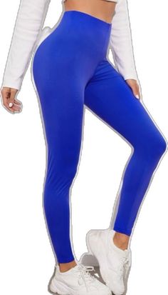 Blue Elastane Leggings For Spring, Blue Stretch Pants, Blue Elastane Leggings For Loungewear, Blue Stretch Pants Solid Color, Blue Fitted Elastane Leggings, Fitted Light Blue Casual Leggings, Fitted Blue Elastane Leggings, Blue Stretch Leggings For Loungewear, Stretch Blue Leggings For Loungewear