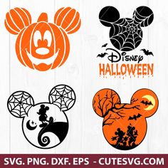 mickey mouse halloween svg cut files