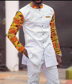 Hey, I found this really awesome Etsy listing at https://www.etsy.com/listing/651186433/ola-african-men-shirt-and-matching-pant Wedding Suit Styles, Dashiki Outfit, Dashiki For Men, Costume Africain, African Suit, Men's Shirts And Tops, African Dresses Men, African Shirts For Men, African Dashiki