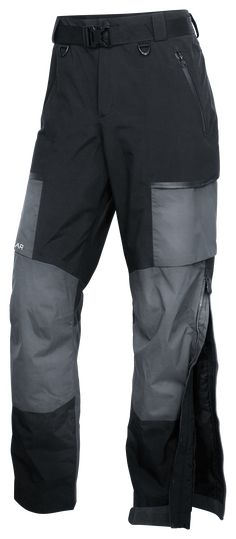 Designed for those who let nothing hold them back, Johnny Morris Bass Pro Shops Guidewear Elite Pants for Men have you covered when it counts. These Guidewear fishing pants bring GORE-TEX waterproof protection to fend off any splash or downpour, along with an innovative fabric design for lightweight comfort in milder temperatures, with durability to match nature's angriest days. The full-zip front with 2-way, water-resistant zipper hardware provides custom ventilation and internal access on dema Techwear Bottoms For Outdoor Activities With Hip Pockets, Techwear Bottoms With Hip Pockets For Outdoor Activities, Durable Techwear Pants For Outdoor Activities, Black Cargo Pants With Functional Pockets For Outdoor, Black Pants With Functional Pockets For Outdoor Activities, Black Techwear Bottoms For Outdoor Activities, Black Pants With Functional Pockets, Black Pants With Hip Pockets For Outdoor Activities, Black Nylon Cargo Pants For Outdoor Activities