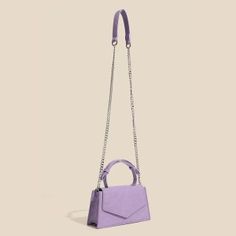 Décadence Handbag Metal Chain Ladies Trendy Elegant Evening Shoulder Bag With Crocodile Pattern, Elegant Evening Bag With Crocodile Pattern, Chic Evening Satchel With Crocodile Pattern, Formal Purple Shoulder Bag With Chain Strap, Purple Chain Strap Shoulder Bag For Formal Occasions, Elegant Purple Top Handle Shoulder Bag, Elegant Purple Shoulder Bag, Elegant Purple Top Handle Satchel, Elegant Evening Bag As Fashion Accessory