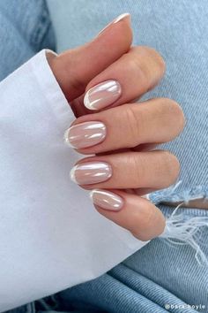 35+ Stunning Chrome Nails Designs. Find your new favorite nail trend for 2024: Chrome nails! We’re highlighting 35+ stunning chrome nail designs, from French tips to pink, blue, white, short, and more! Glazed donut nails, also known as Hailey Bieber nails, are super trendy and chic, and we've got plenty of ideas for you to try. Plus, explore our pearl nails inspiration for a classy touch! Pink Chrome Nails, Natural Nail Designs, Chrome Nails Designs, Graduation Nails, Nude Nail Designs, Chrome Nail, Pearl Nails, Neutral Nails, Classy Nails