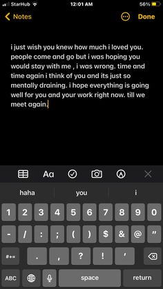 the text on the keyboard is very dark and it appears to be in an app