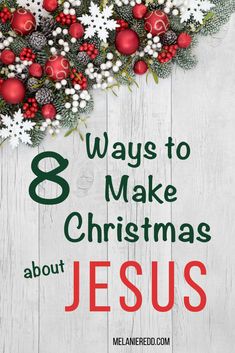 "Jesus is the reason for the season." We hear that phrase everywhere, don't we? Here are 8 ways we can truly make Christmas about Jesus. #christmas #jesuschristmas #christmasaboutjesus  Would you like this Christmas to be more focused on Christ? More about Him than just the gifts and the decorations? This article gives you 8 practical and easy ways to make this holiday season more focused on our Savior. #jesus #christmas #jesuschristmas #holidayhope December Bujo, Monthly Ideas, Girls Lounge, December Bullet Journal, Journal Weekly, Journal Layouts, Christ Centered Christmas, December Christmas, Jesus Christmas