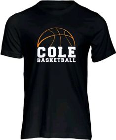 Custom Team Basketball Shirt. You tell us the team name and we will give you an option to add a player number on either the sleeve or back of the shirt. Shirts are a dri-fit shirt with the lettering across the front. Basketball Team Spirit Short Sleeve Tops, Team Spirit Basketball Team T-shirt, Sporty Basketball T-shirt In Team Colors, Basketball Team Spirit T-shirt With Letter Print, Black Team Spirit Basketball T-shirt, Basketball Team Fan Apparel T-shirt, Black T-shirt With Team Logo For Basketball, Basketball Team Spirit T-shirt With Team Name, Basketball Team T-shirt For Sports Season