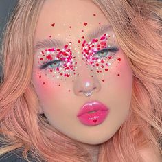 Bee Makeup, Holographic Makeup, Makeup Face Charts, Face Art Makeup, Horror Makeup, Valentines Makeup, Dramatic Makeup