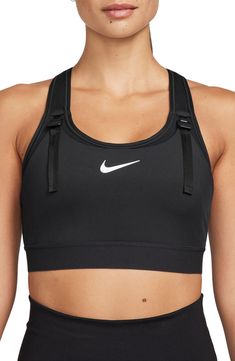 Made for fluctuating cup sizes, this sports bra prevents light milk leaks and features specially engineered straps to quickly adjust your support. Clips at the front allow the outer layer to drop down for easy nursing or pumping and a soft inner layer supports wearable pumps so that you can be hands free. Slips on over head Racerback Fold-down nursing cups with one-hand clips Dri-FIT moisture-wicking technology 72% polyester, 28% spandex Hand wash, line dry Imported Nike Sports Bra With Built-in Bra For Training, Nike Supportive Functional Sports Bra, Sporty Full Coverage Sports Bra With Adjustable Straps, Functional Sports Bra With Straps For Training, Full Coverage Sports Bra With Adjustable Straps For Gym, Supportive Functional Sports Bra With Adjustable Straps, Nike Functional Moisture-wicking Sports Bra, Sports Bra With Straps In White, Full Coverage Sports Bra With Adjustable Straps For Workout