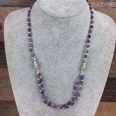 New Without Tags. Purple Amethyst Stone And Bead Necklace Approximately 22.5”. Handmade And Strung So It’s Not Perfect. Silver Beaded Necklaces With Faceted Amethyst, Silver Beaded Necklace With Faceted Amethyst Beads, Silver Amethyst Single Strand Necklace, Silver Amethyst Beaded Necklace With Faceted Beads, Silver Single Strand Amethyst Necklace, Silver Amethyst Necklace With Single Strand, Bohemian Silver Amethyst Beaded Necklace, Silver Double Strand Beaded Necklaces With Natural Stones, Silver Adjustable Gemstone Beaded Necklaces