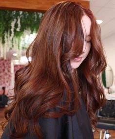 Curly Amber Hair, Intense Auburn Hair Color, Deep Ginger Hair, Amber Hair Color, Amber Highlights, Mahogany Hair Color, Chocolate Copper Hair, Deep Auburn Hair, Highlights Babylights