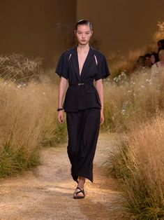 Women’s Spring-Summer 2024 runway show | Hermès USA Tall Grasses, Equestrian Jewelry, John Lobb