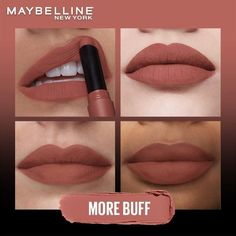 Maybelline Color Sensational, Beautiful Lipstick, Lipstick Matte, Oil Color, Maybelline New York, Jojoba Oil, Lip Colors, Maybelline