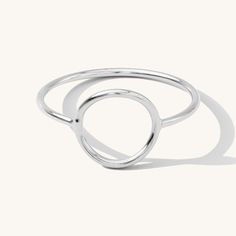 Karma Circle Ring | Simple & Dainty Jewelry Choose Kindness, Multiple Rings, Dot Ring, Circle Bracelet, What Goes Around Comes Around, Types Of Gold, Circle Ring, Twist Ring, Gold Filled Ring