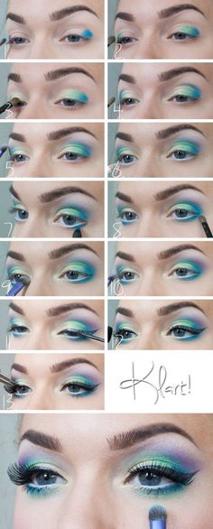 Linda Hallberg er altså bare vildt dygtig til at lægge en flot make-up! Jeg har gemt adskillige af hendes looks - her er et af mine yndlings: | | Amfitrite var en græsk havgudinde, kone af Poseidon... Mermaid Eye Makeup, Carnaval Make-up, Mermaid Eyes, Fantasy Make-up, Linda Hallberg, Best Makeup Tips, Mermaid Makeup, Mermaid Costume, Eyeshadow Tutorial