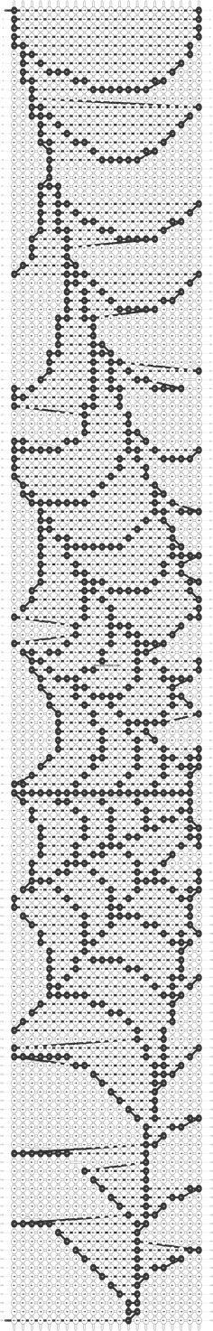 an image of a knitted pattern in black and white