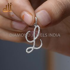 Handmade Pave Set Diamond 14k Solid Gold Initial L Alphabet Charm Pendant Jewelry PEMJ-1823 Pave Diamond L Pendant. Initial L Pendant.  14k Gold Pendant. 14k Yellow Gold Pendant. 14k White Gold Pendant. L Alphabet Pendant. L Letter White Jewelry. Handmade Pendant Jewelry. Designer Diamond L Pendant. Pendant Size 22X17 MM Here Are Some Amazing Ways To Take Care Of Your Precious Diamond Jewelry. Always. * Apply lotion, cosmetics, hairspray, and perfume before dressing in jewelry. * When undressing Diamond White Sterling Silver Initial Pendant Jewelry, Diamond White Sterling Silver Jewelry With Initial Pendant, 14k Gold Jewelry With Initials In White, Sterling Silver Jewelry In Diamond White With Initials, Anniversary Jewelry With Initial Pendant Hallmarks, White Diamond Personalized Jewelry, Diamond Jewelry With Hallmarks For Gift, White Diamond Jewelry With Initials, Hallmarked Diamond Initial Pendant Jewelry