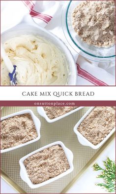 cake mix quick bread recipe in muffin tins