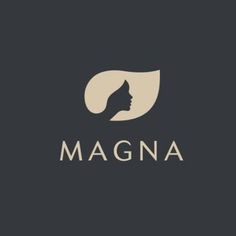 a woman's face with the word magna on it, and an image of a