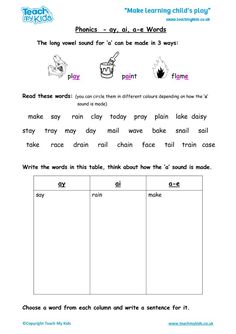 the worksheet for reading and writing with pictures on it, including an image of a