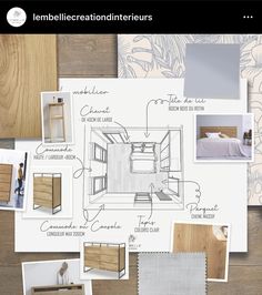 the interior design process is shown in this image