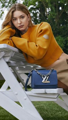 Accomplished equestrian and Louis Vuitton Friend of the House Eve Jobs showcases the latest Twist models with strength and grace. Dewy Face, Lv Twist, Holdall Bag, Ladies Bag, Monogram Tote, Ladies Handbags