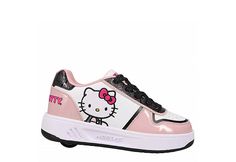 Heelys Girls Little-Big Kid Hello Kitty Kama Sneaker Hello Kitty Roller Skates, Pink Wallpaper Hello Kitty, Hello Kitty Merchandise, Hello Kitty Shoes, Kitty Stuff, Prom Dress Inspiration, Roller Skates, Sports Brands, Black And White Colour