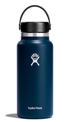 Hydro Flask Water Bottle, Stainless Steel Collar, Wide Mouth Water Bottle, Flask Water Bottle, Wide Mouth Bottle, Stainless Steel Dishwasher, Hydro Flask, Insulated Stainless Steel Water Bottle, Insulated Bottle