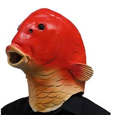 PRICES MAY VARY. Title: HENGYUTOYMASK Fish Mask Halloween Costume Party Animal Full Head Cosplay Props Latex Adult Masks (Red Fish Mask). Product Type: Departments > Costumes & Accessories > Women > Masks Weirdcore Cosplay Mask, Best Threesome Costume, Slug Halloween Costume, Narwahl Costume, Ridiculous Halloween Costumes, Fish Costume Women, Cryptid Costume, Uncommon Halloween Costumes, Weird Halloween Costumes