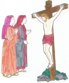 the crucifix is depicted in this drawing