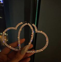 Big, sparkly, lightweight and comfy. These gorgeous Open Heart Hoops are the perfect statement earrings for wearing all day every day. Crystal Heart Earrings, Statement Hoop Earrings, Tragus Piercing, Heart Hoop Earrings, Heart Crystal, Crystal Hoop Earrings, Dope Jewelry, Heart Shaped Earrings, Girly Accessories