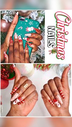 https://youtu.be/emRVCR8BeXk Christmas Nails At Home, Design Christmas Nails, Shine Nails, Christmas Nail Art Designs, Home Video, Nails 2021, Xmas Nails, Design Christmas, Christmas Nail