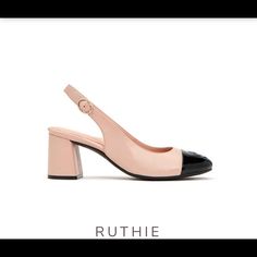 This Is Brand New With Box. Chic Blush Leather Sandals, Chic Blush Sandals With Round Toe, Chic Closed Toe Heels In Blush, Chic Closed Toe Blush Heels, Chic Blush Closed Toe Heels, Chic Blush Round Toe Heels, Rose Sandals, Taryn Rose Shoes, Rose Shoes