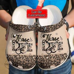 Introducing our Nurse Clogs Nurse Nursing Life Cheetah Clogs Clog Shoes, the perfect gift for both men and women in Nurse Crocs, Nursing Crocs, Nurses Shoes, Nursing Life, Crocband Clog, Crocs Clog, Crocs Crocband, Clog Shoes, Crocs Clogs