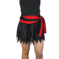 Pirate "Swashbuckler" Sparkle Skirt – Rock City Skirts Pirate Sash, Pirate Skirt, Shiver Me Timbers, Costume Pirate, Pirate Costumes, Running Outfit, Running Skirt, Burton Women, Sparkle Skirt