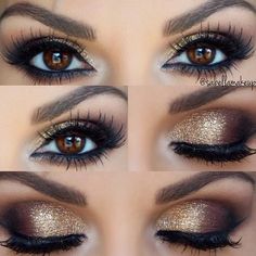 Makeup Gone Wrong, Gold Smokey Eye, Wedding Hairstyles And Makeup, Best Wedding Makeup, Makeup Tip, Braut Make-up