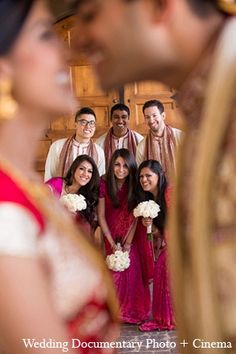 a group of people standing next to each other with the words 12 must have wedding photos