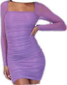 Square Neck Mini Dress For Party, Fitted Mini Dress With Square Neck In Purple, Non-stretch Square Neck Mini Dress For Party, Square Neck Bodycon Dress For Spring, Bodycon Square Neck Dress For Spring, Non-stretch Ruched Midi Dress, Purple Square Neck Mini Dress For Party, Fitted Purple Dress For Spring, Fitted Purple Dresses For Spring