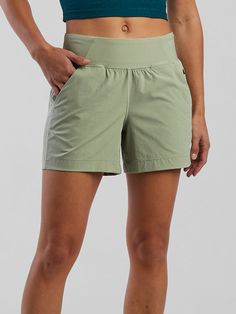 Prana Womens Hiking Shorts: Evergreen 5 Solid Athletic Shorts With Elastic Waistband For Outdoor Activities, Solid Color Athletic Shorts With Elastic Waistband For Outdoor, Summer Stretch Athletic Shorts For Hiking, Stretch Athletic Shorts For Hiking In Summer, Stretch Athletic Shorts For Summer Hiking, Solid Shorts With Elastic Waistband For Outdoor Activities, Stretch Athletic Shorts For Hiking, Athleisure Stretch Shorts For Hiking, Stretch Athleisure Shorts For Hiking