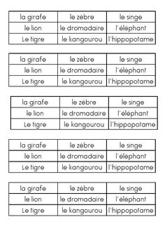 the french language worksheet is shown in black and white, with different words